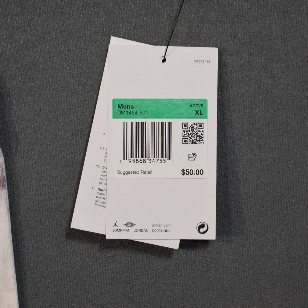Nike Jordan Sport DNA‎ '85 Slam Dunk Tee Plum Frog X-Large DM1454-501